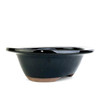 10" Wide Rim Oval Pot - Black