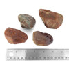 Japanese Suiseki - Red Jasper Akadama-ishi Stones (Set of 4)