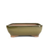 8.5" Rounded Rectangle Bonsai Pot - Tan