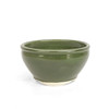 5" Green Glazed Tall Bowl Bonsai Pot by Shane Cargilo