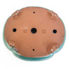 13" Handmade Cloud Lotus Bonsai Pot - Teal