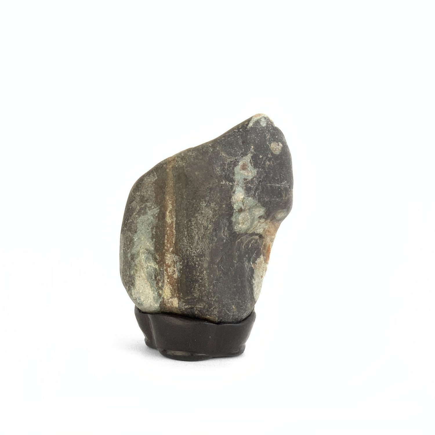 Japanese Suiseki - Japanese River Stone with Daiza - Eastern Leaf