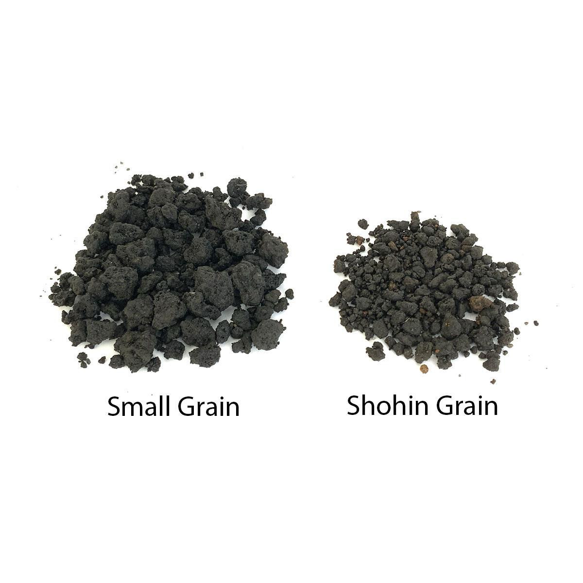 Mt. Fuji Black Lava Rock, Shohin Grain - 10L Bag (Japan) - Eastern