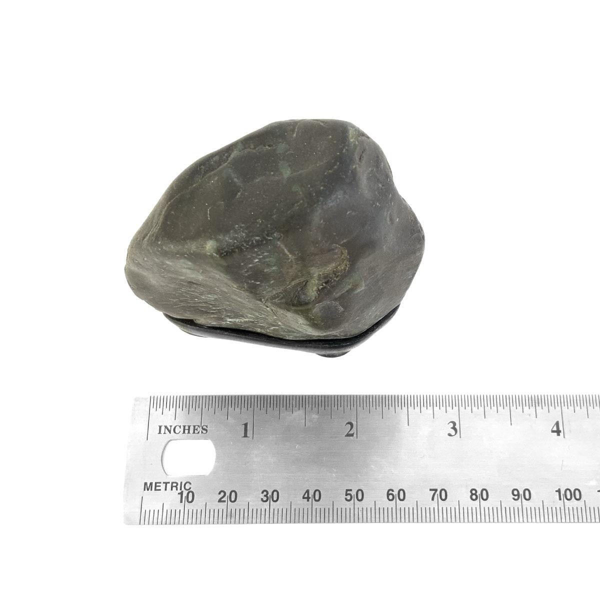 Japanese Suiseki - Green and Brown Japanese Pattern Stone with