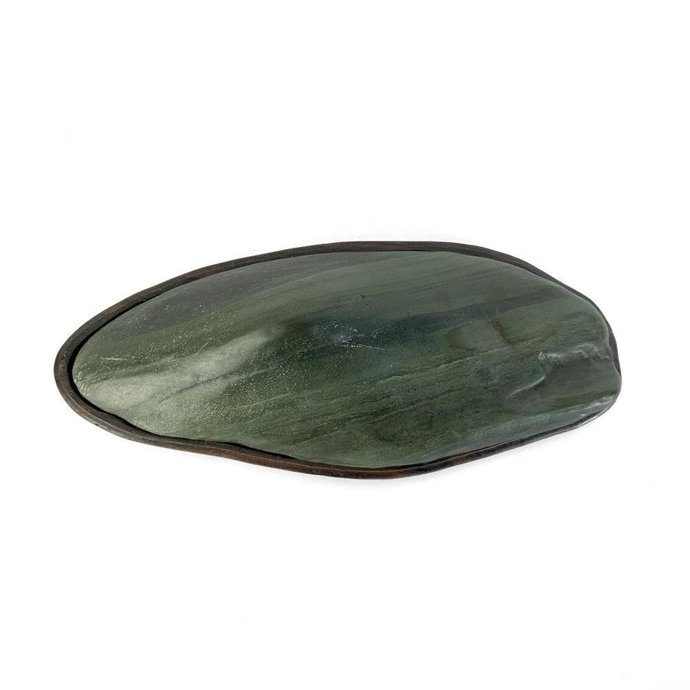 Japanese Suiseki - Saru River Distance Mountain Stone with Daiza