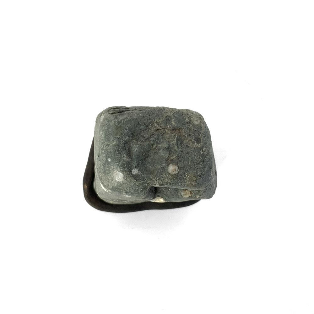 Japanese Suiseki - Upright Narai Plum Blossom Pattern Stone with