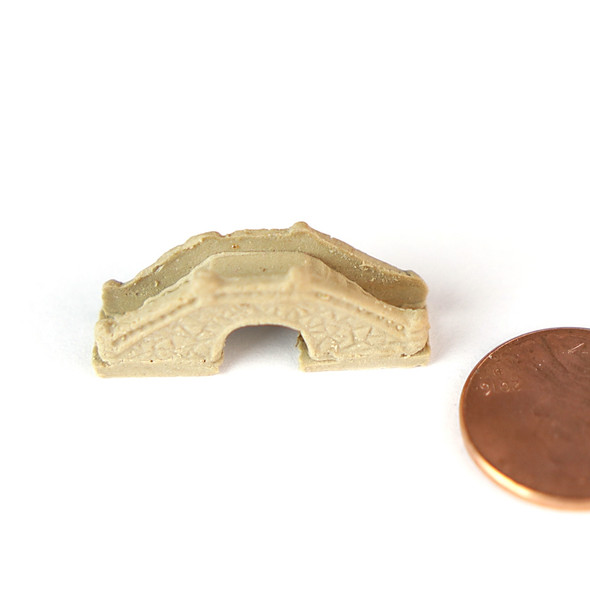 Miniature Bridge Mud Figurine