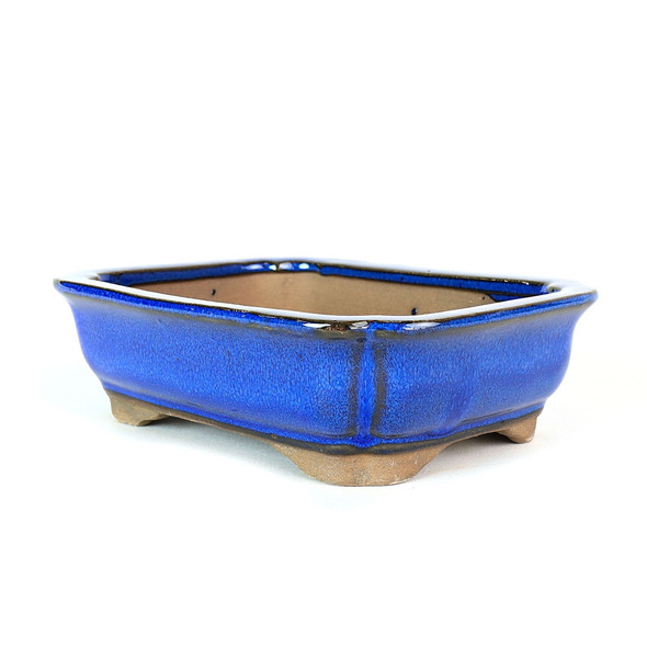 6" Rectangle Pot - Blue