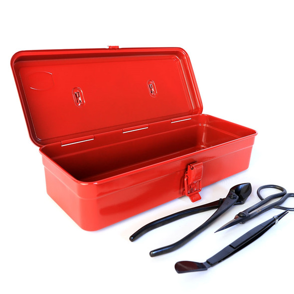 TOYO Japanese Steel Tool Box - Small, Red