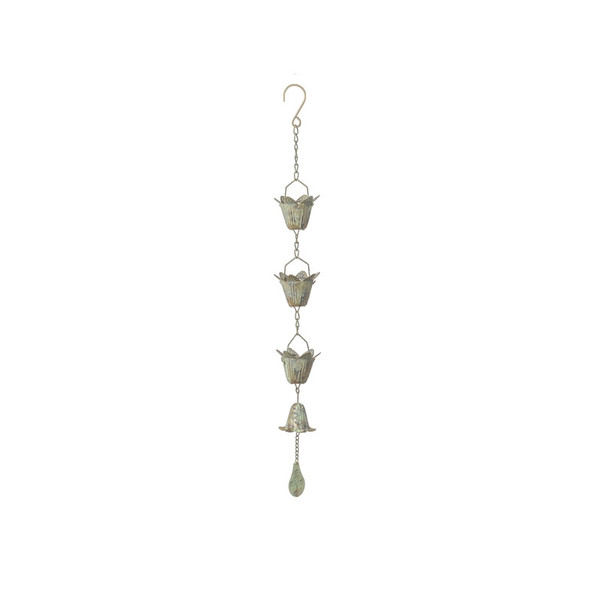 Wild Flower Rain Chain Wind Chime