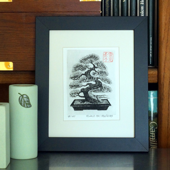 Pavilion Pine Etching by Ronald Ray Reekers