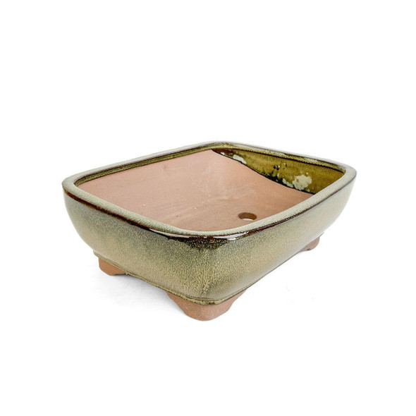8.5" Rounded Rectangle Bonsai Pot - Tan 8.5" Rounded Rectangle Bonsai Pot - Tan