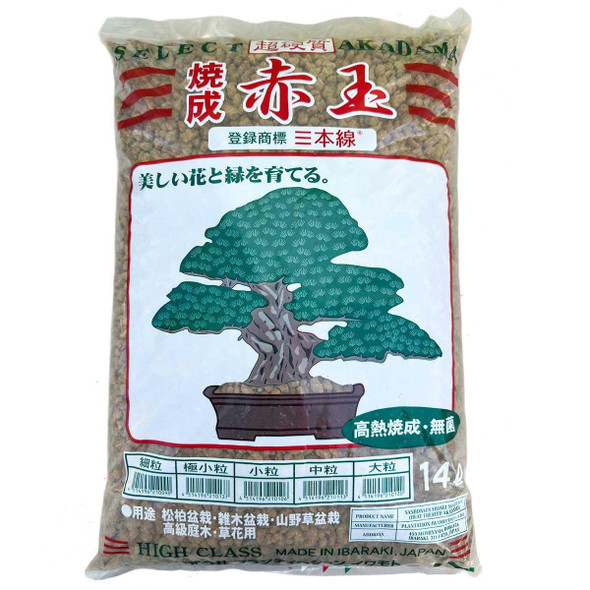 Triple Red Line Akadama, Medium Grain