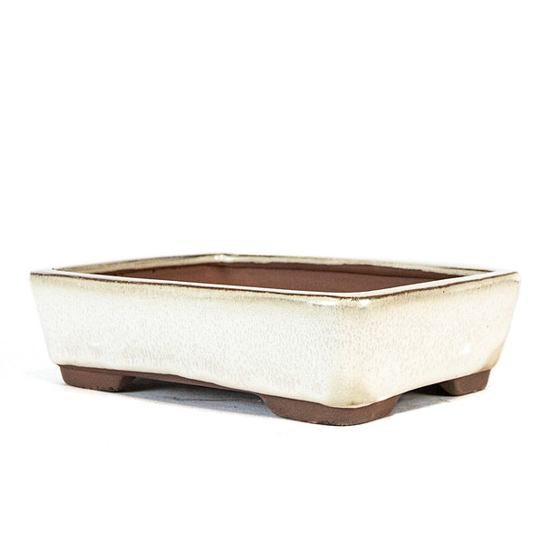  8" Tapered Rectangle Pot - Beige