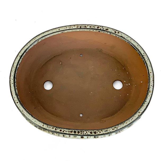 12" Tall Oval Bonsai Pot - Midnight Ombre