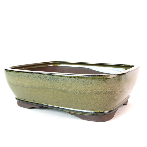 12" Rounded Rectangle Pot - Tan