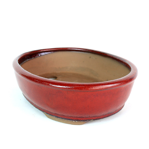 10" Oval Pot - Red