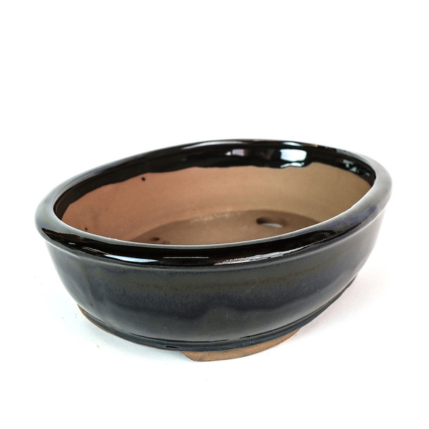 10" Oval Pot - Black