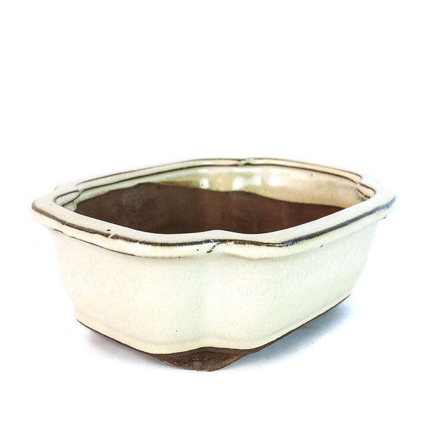 8" Lotus Pot - Beige