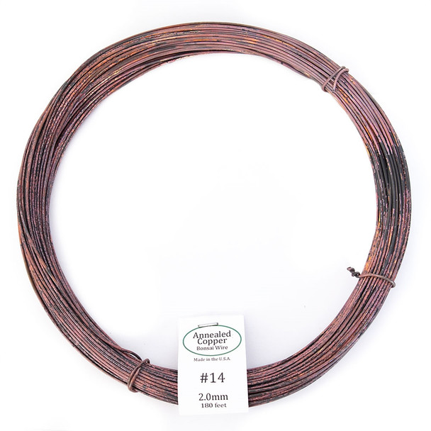 American Annealed Copper Bonsai Wire - #14