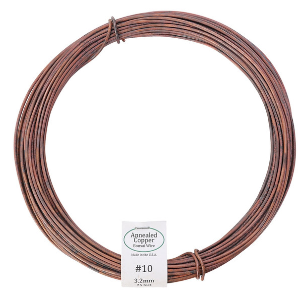 American Annealed Copper Bonsai Wire - #10