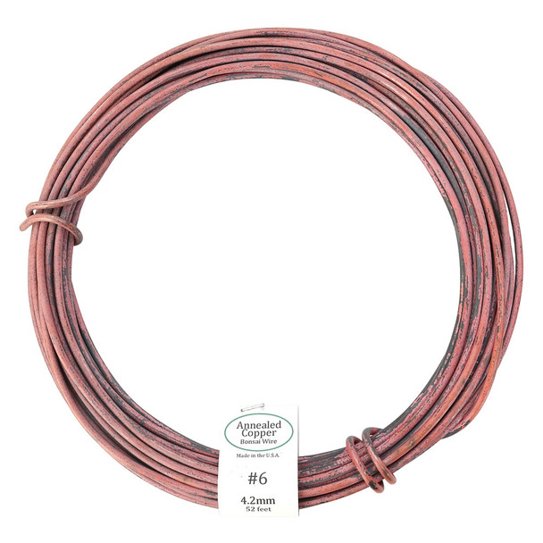 American Annealed Copper Bonsai Wire - #6