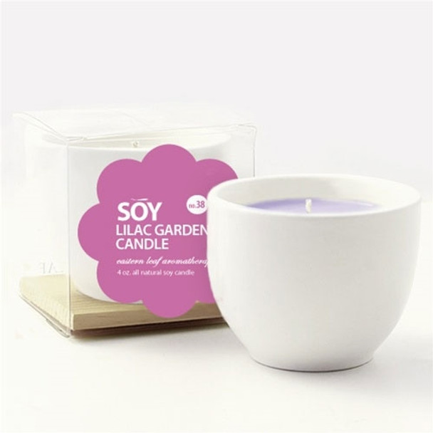 Teacup Soy Candle - Lilac Garden