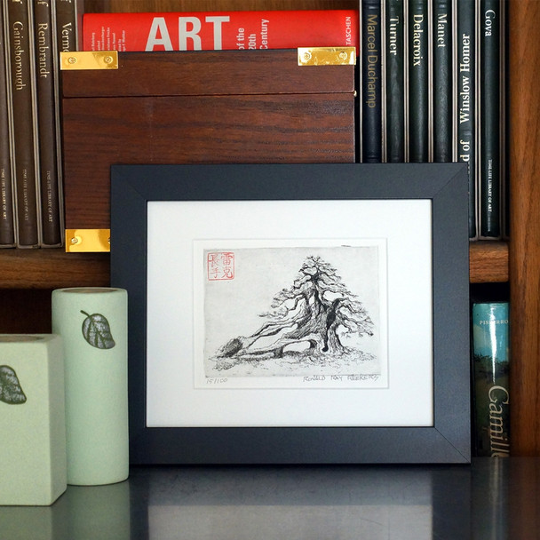 Bob's Redwood Etching by Ronald Ray Reekers