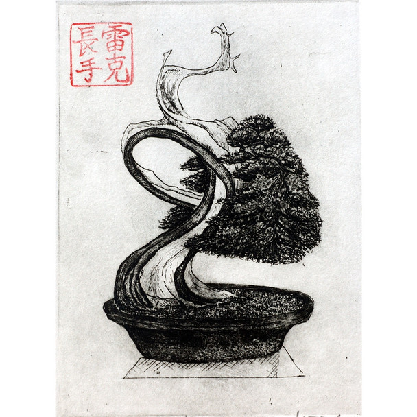 Bonsai Print Drawing