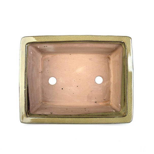 8" Traditional Rectangle Bonsai Pot - Tan