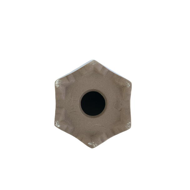 3" Hexagon Cascade Mame Bonsai Pot - Periwinkle Blue