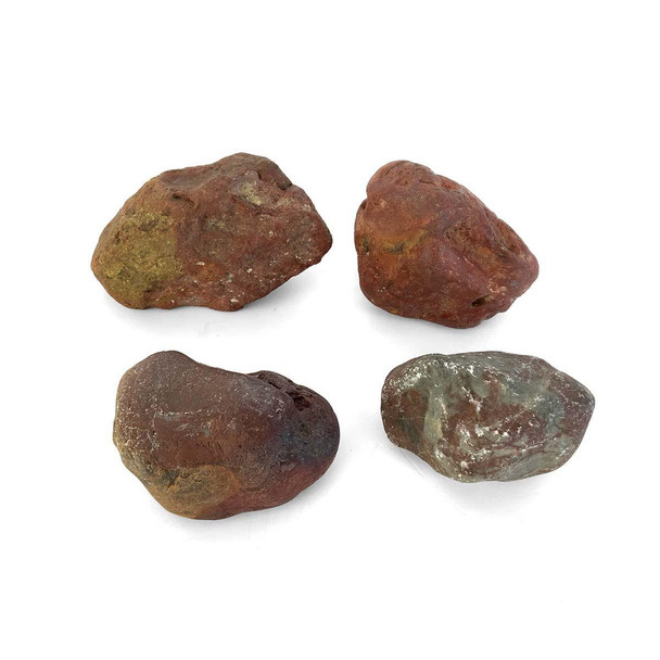 Japanese Suiseki - Red Jasper Akadama-ishi Stones (Set of 4)