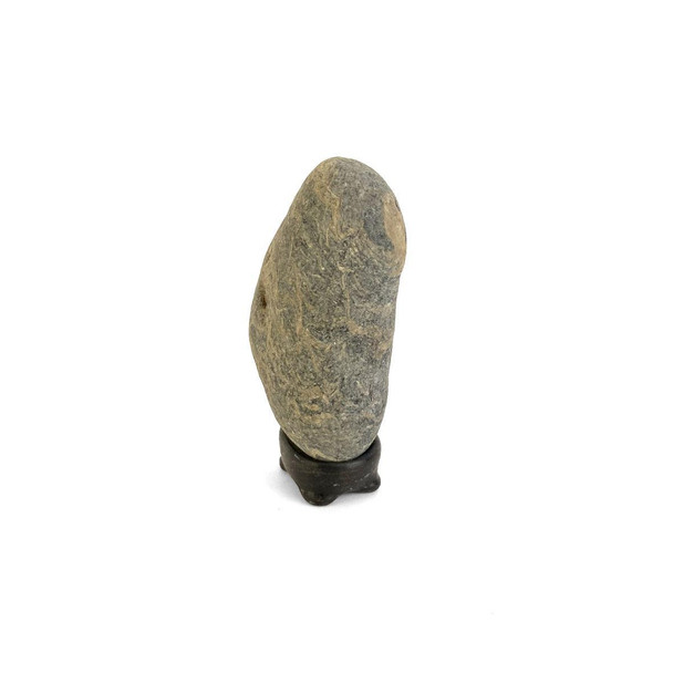 Japanese Suiseki - Oblong Japanese Pattern Stone with Daiza