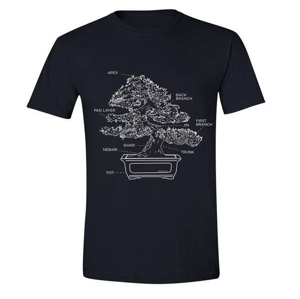 Bonsai Anatomy T-Shirt - Black