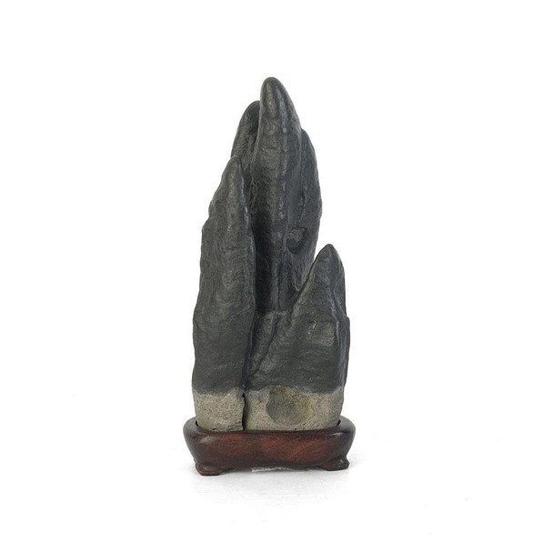 Japanese Suiseki - Seigaku Upright Landscape Stone with Daiza