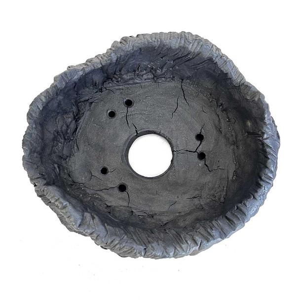 5.5" Unglazed Irregular Oval Bonsai Pot by Shane Cargilo