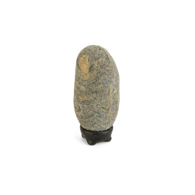 Japanese Suiseki - Oblong Japanese Pattern Stone with Daiza
