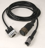 70406D-10, Trimble SNR-930, 920 to Topcon MCR-3 & Komatsu 1.0 iMC  Programming Cable with Power @ 10 Ft. Long
