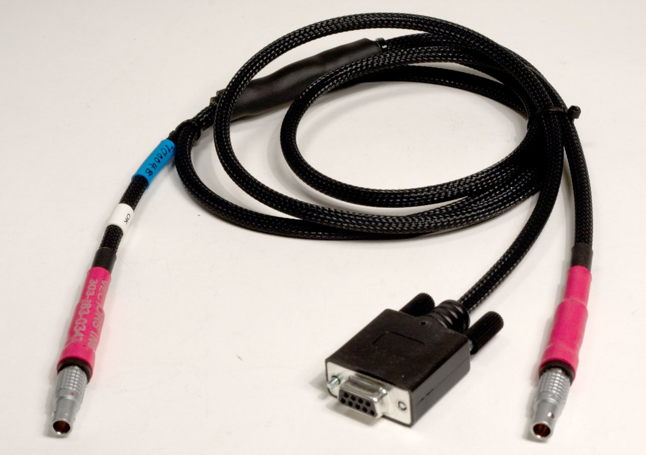70004B - Dual Data Cable Trimble Net RS to Trimmark 3 Radio and Trimble TC-900B - 4 ft.
