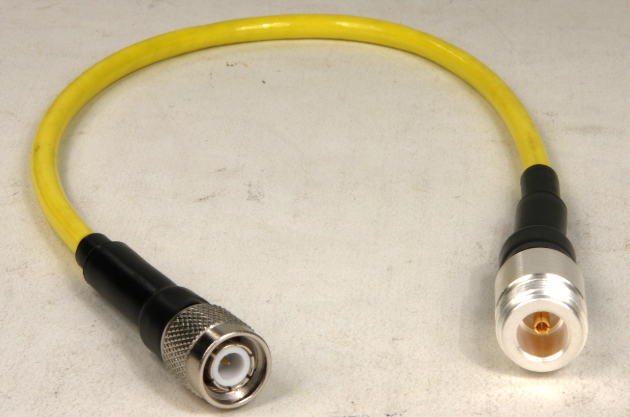 80270-0.8m-Rg58 - Antenna Cable, N-Female to TNC Male connectors, 12 inches Long