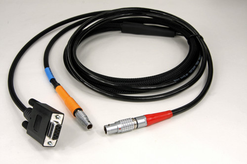 Leica 80242K (GEV187) RS-232 to TPS1200 Power/Data Cable