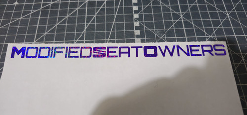 MSO long text in purple rainbow glitter