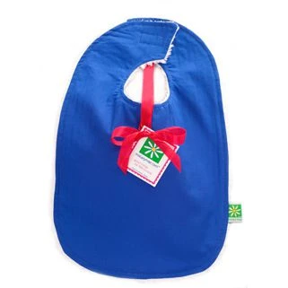 Solid Blue Bib
