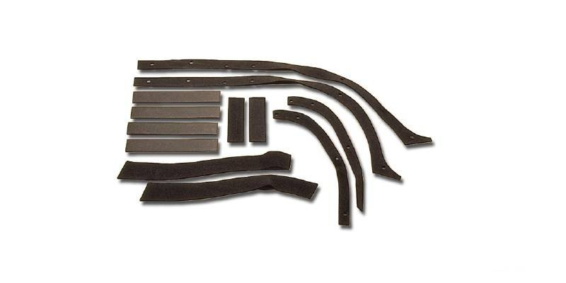 1957 Chevy Front End Sheet Metal Anti-Squeak Gasket Kit – 19 Pieces, USA Made