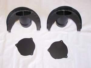 RealDuction 1957 Chevy Front Fender LS Engine 4" Dual Cold Air Induction System