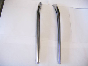 1955-57 Chevy Bel Air 2-Door Hardtop & Nomad Restored Upper Windshield Pillars Pair