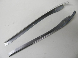 1956-57 Chevy Bel Air 4-Door Hardtop Restored Upper Windshield Pillars Pair