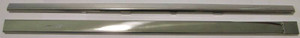 1955-57 Chevy Hardtop/Convertible Nomad Left Vertical Vent Window Channel Stainless Trim Set
