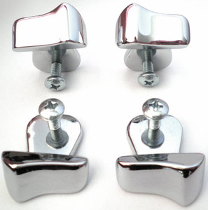 1956 Chevy Bel Air 4-Door Sedan & Station Wagon Center Post Divider Chrome Trim Set