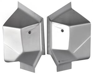 1966-67 Chevy II Rear Package Tray Lower Brace Supports Pair